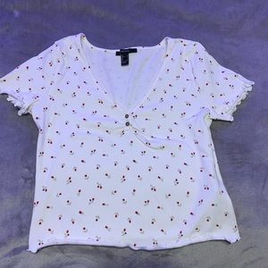 rose pattern crop top!